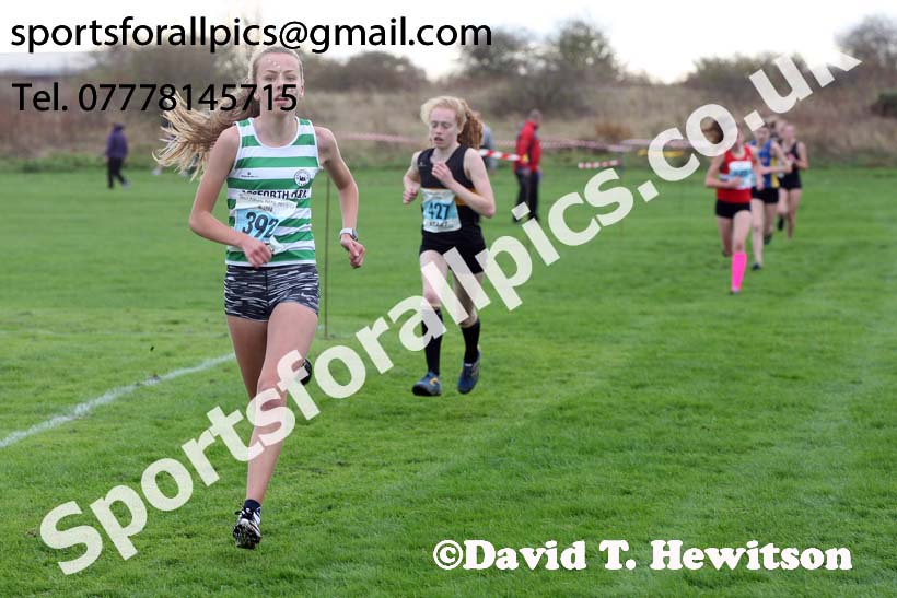 Girls under-15s, Sherman Cup and Davison Shield, Temple Park, South Shields. Photo:  David T. Hewitson/Sports for All Pics